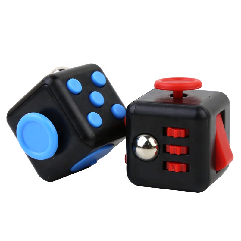 Decompression Dice Decompression Ring Cube Relieves Stress and Anxiety Cube for Children and Adults