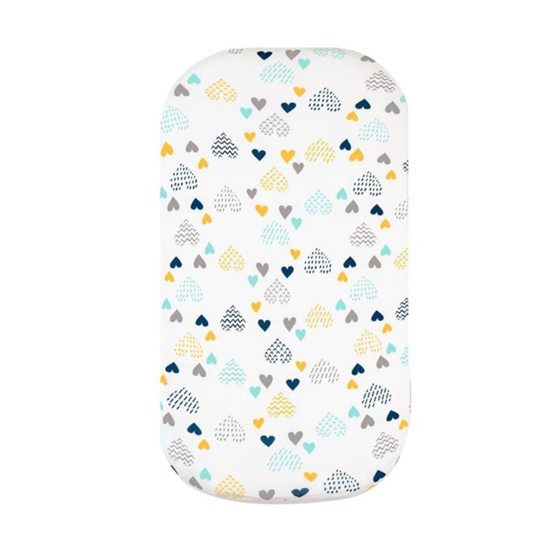 40JC Baby Mozes Mand Vel Afdrukken Wieg Zorg Veranderende Tafel Pad Matras Protector