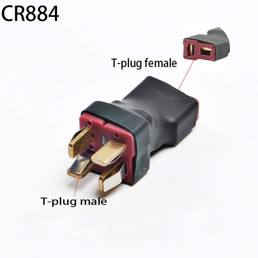 Adaptateur série parallèle Deans T Plug EC3 EC5, compte 60, compte 90, connecteur de convertisseur de batterie Lipo, accessoires de modèle RC bricolage, 1 pièce: Orange