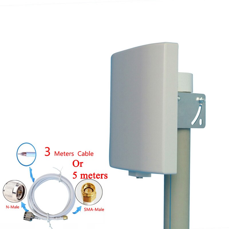 UHF antenna 433MHz directional antenna 423~443MHz Wall Mount Patch Panel Flat Antenna high gain