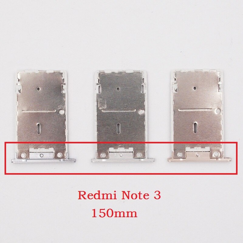 BaanSam New Bandeja Cartão SIM Slot Para Xiaomi Redmi Nota 3 (150mm) Peças de Reposição