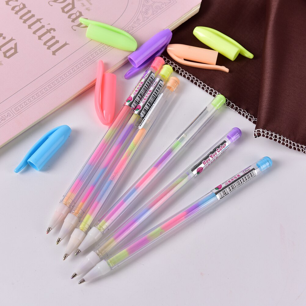 Regenboog Meerdere Kleuren Marker Markeerstift Schrijfpen Briefpapier School Kantoor