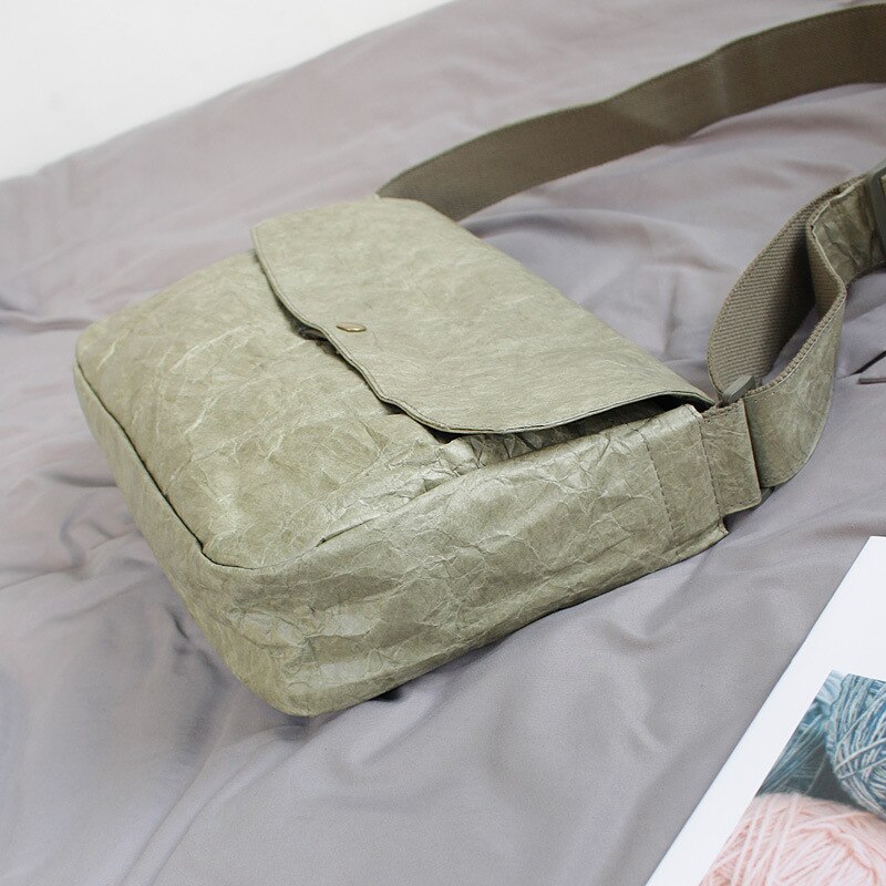 Lona kraft papel mensageiro ombro sacos de compras para as mulheres 2021 bolsas bolsa feminina meninas retro dobrar compras casuais carteiras