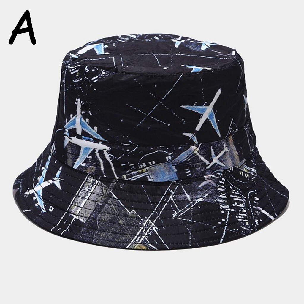 Moderne Unisex Print Emmer Hoed Wandelen Klimmen Hoed Twee Kanten Mannen Vrouwen Opvouwbare Animal Print Visser Hoed Emmer Cap # p30