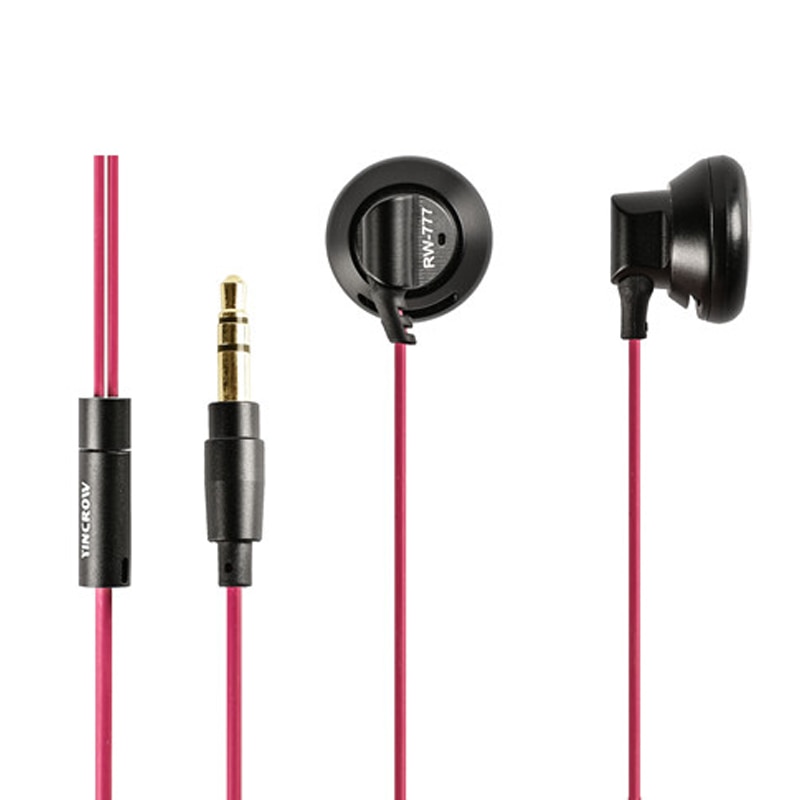 Original YINCROW RW-777 In Ohr Kopfhörer Ohrhörer Flache Kopf Stecker Ohrstöpsel Ohrhörer Metall Kopfhörer Headset