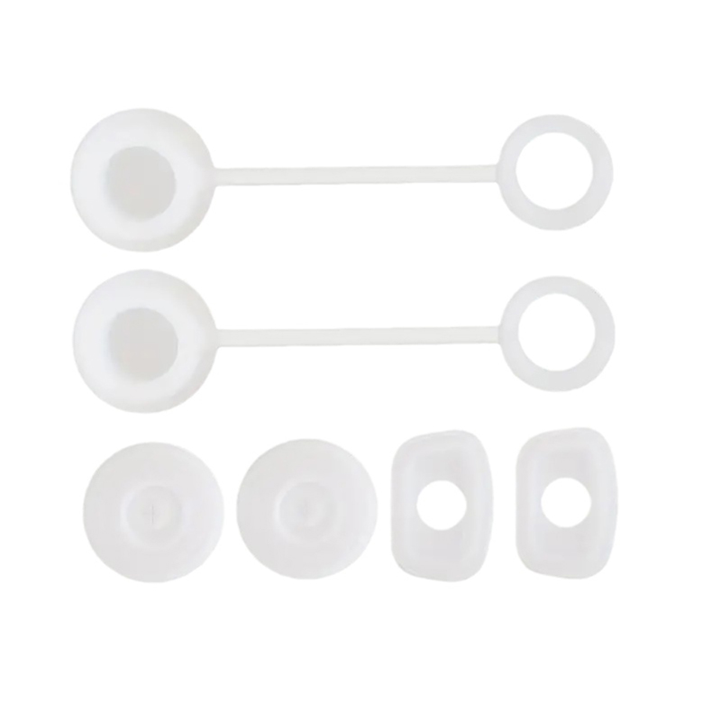 6Piece cup lid silicone spill proof plug Stanley cup straw lid leak proof plug compatible with 1.0 40oz/30oz: Default Title