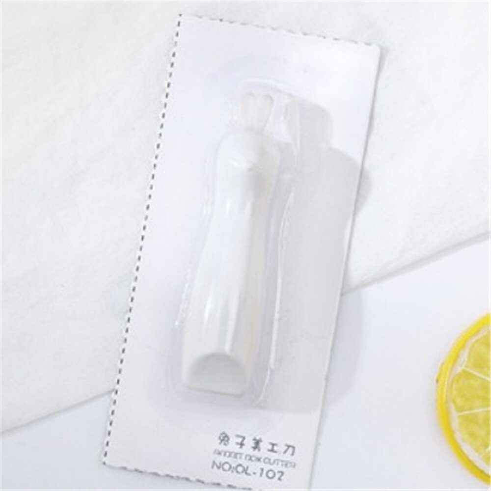 Söpö pilvi väri mini kannettava apuveitsi paperileikkuri leikkaus paperi partakoneen terä toimisto taide leikkuri paperitavarat: Valkoinen kanin pää