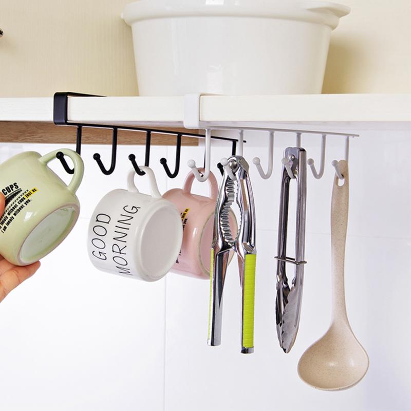 Estante de almacenamiento de tazas para cocina, soporte colgador para armario gancho para colgar platos, estante de almacenamiento en el pecho, estante de almacenamiento para baño soporte para almacenamiento organizador