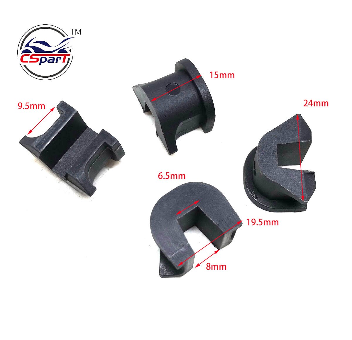 Rubber Cushion Slider For CFmoto CF moto 500 500CC CF188 CF196 CF600 800 800CC UTV ATV SSV 0180-051003