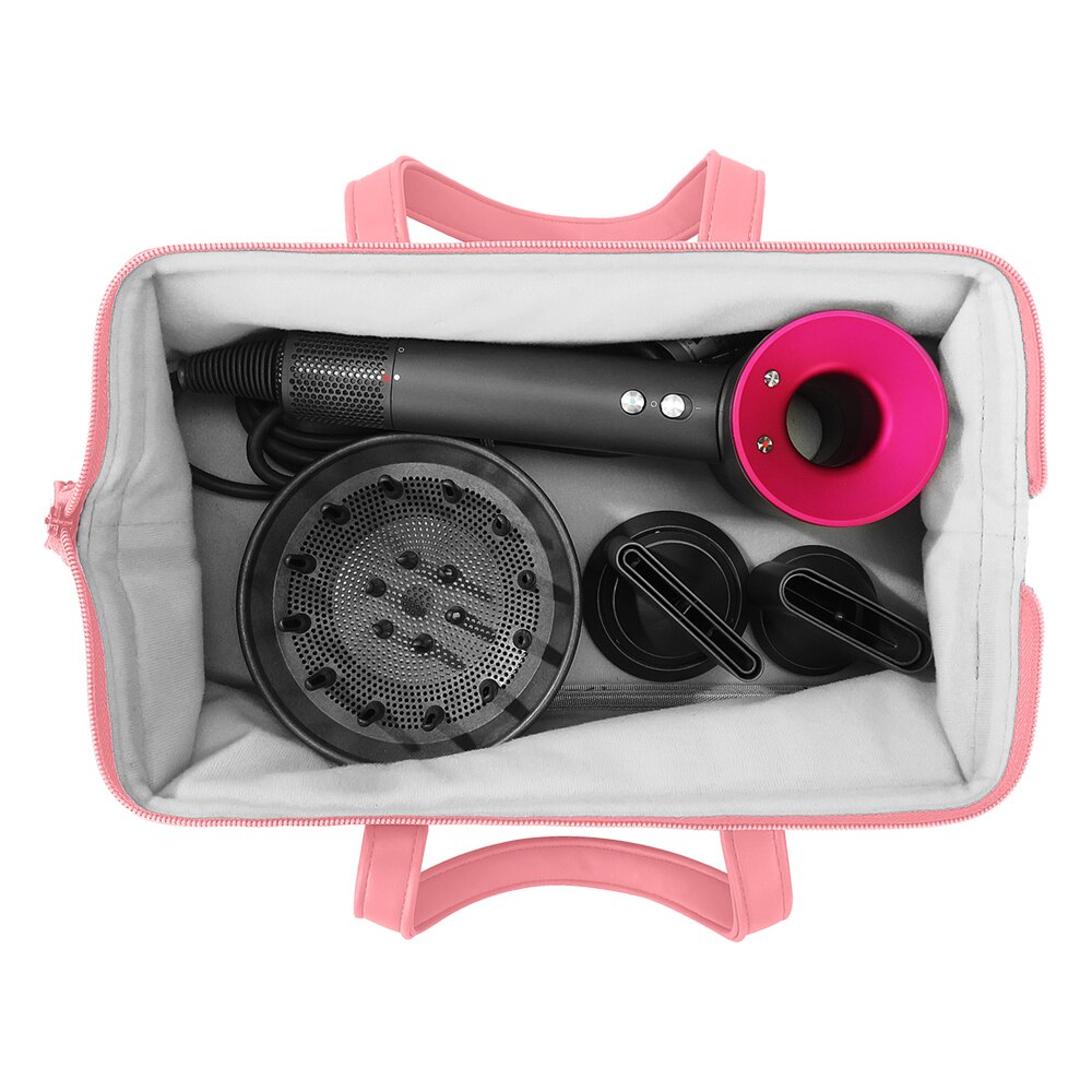 Liboer dyson haartrockner-tasche, große aufbewahrungstasche mit griff für dyson haartrockner, tragbare tragetasche, staubdichter organizer