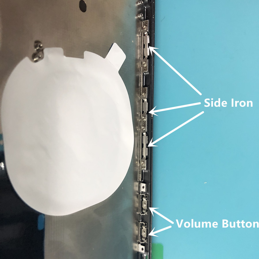 Replacement Parts for iPhone 8 8 Plus Rear Housing Middle Frame and Back Glass Cover with Small Parts