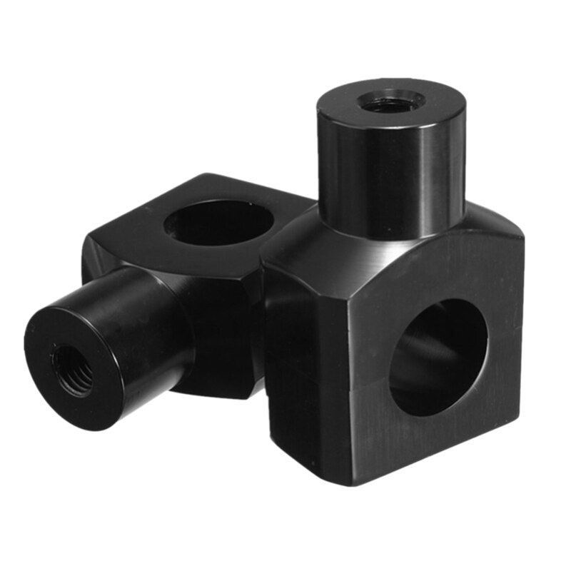 2 pièces noir universel moto 25Mm 1 pouce guidon Risers pince pour pour Suzuki pour Yamaha: Default Title