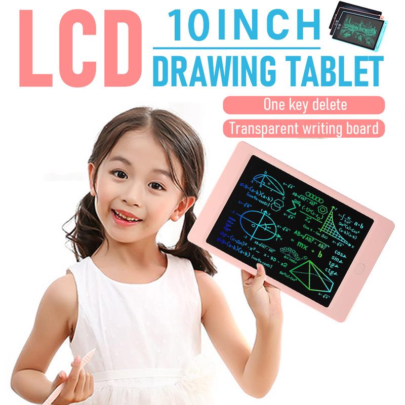 10-Inch LCD Writing Tablet - E-writer Doodle Board - Graphics Drawing Pad for Kids & Adults - Sunydeal