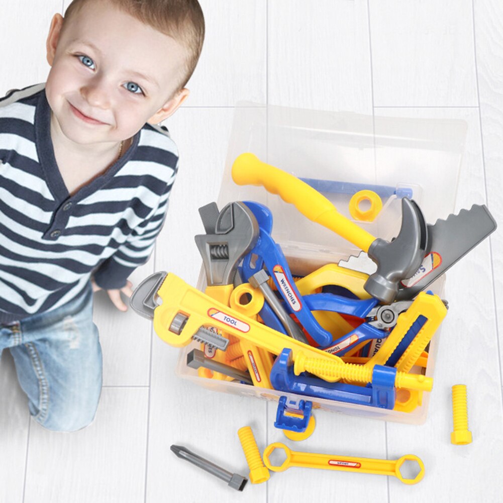 Mini Kids Pretend Play Speelgoed Plastic Building Tools Wrench Schroevendraaier Kit Voor Kids Jongens Meisjes Onderwijs Speelgoed