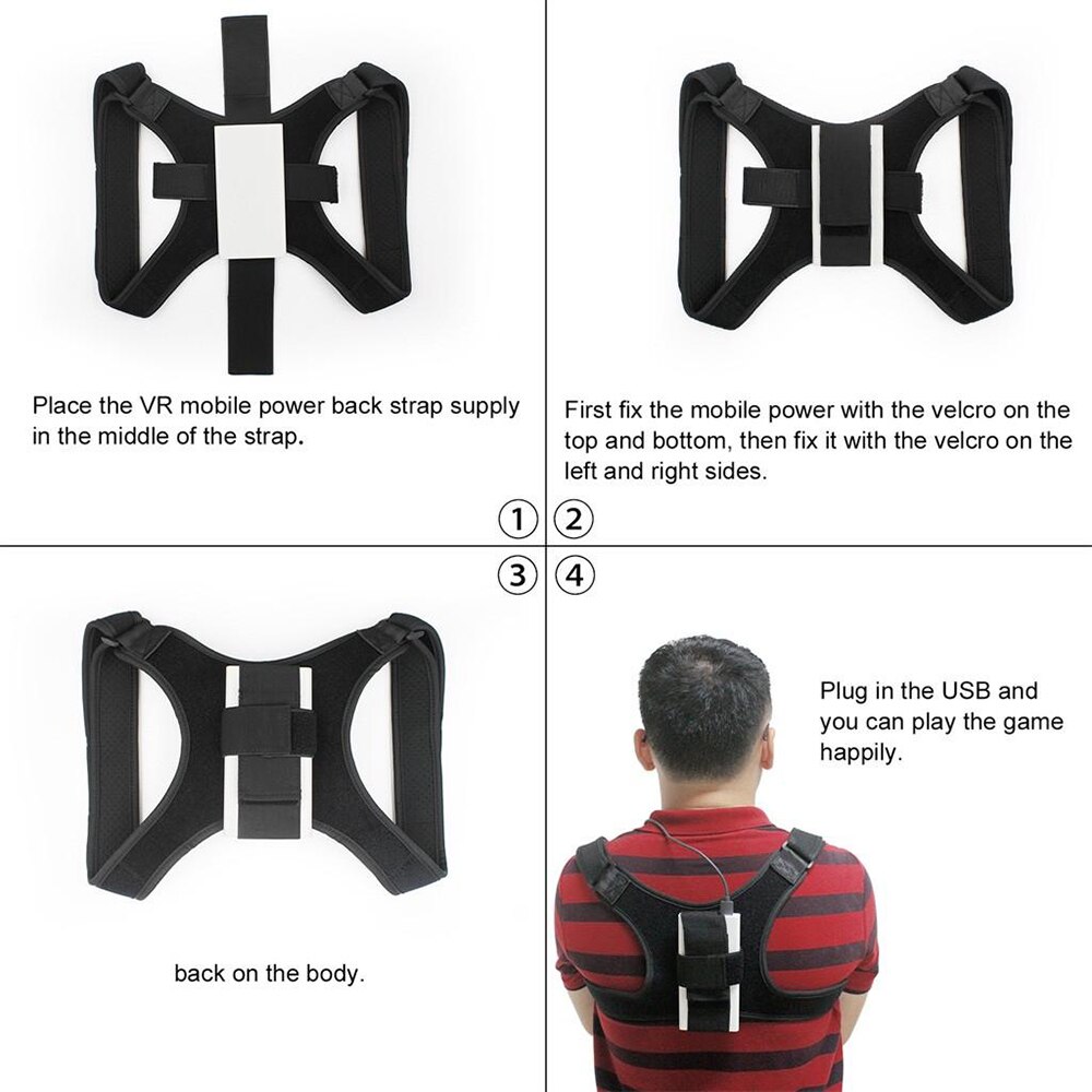 Handy, Mobiltelefon Energie Lögesungen Für Oculus Suche 2 Batterie Gurt Halfter Zubehör gehen Stehend Schulter Gürtel Batterie Energie Bank