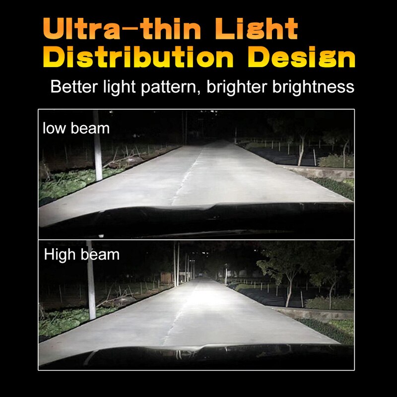 Auto Led Koplampen Lampen H11 9006 HB4 9005 HB3 H4 H7 H8 H1 H9 H3 880 881 H27 Canbus Auto lamp Mistlichten Wit 6500K Voor De Auto