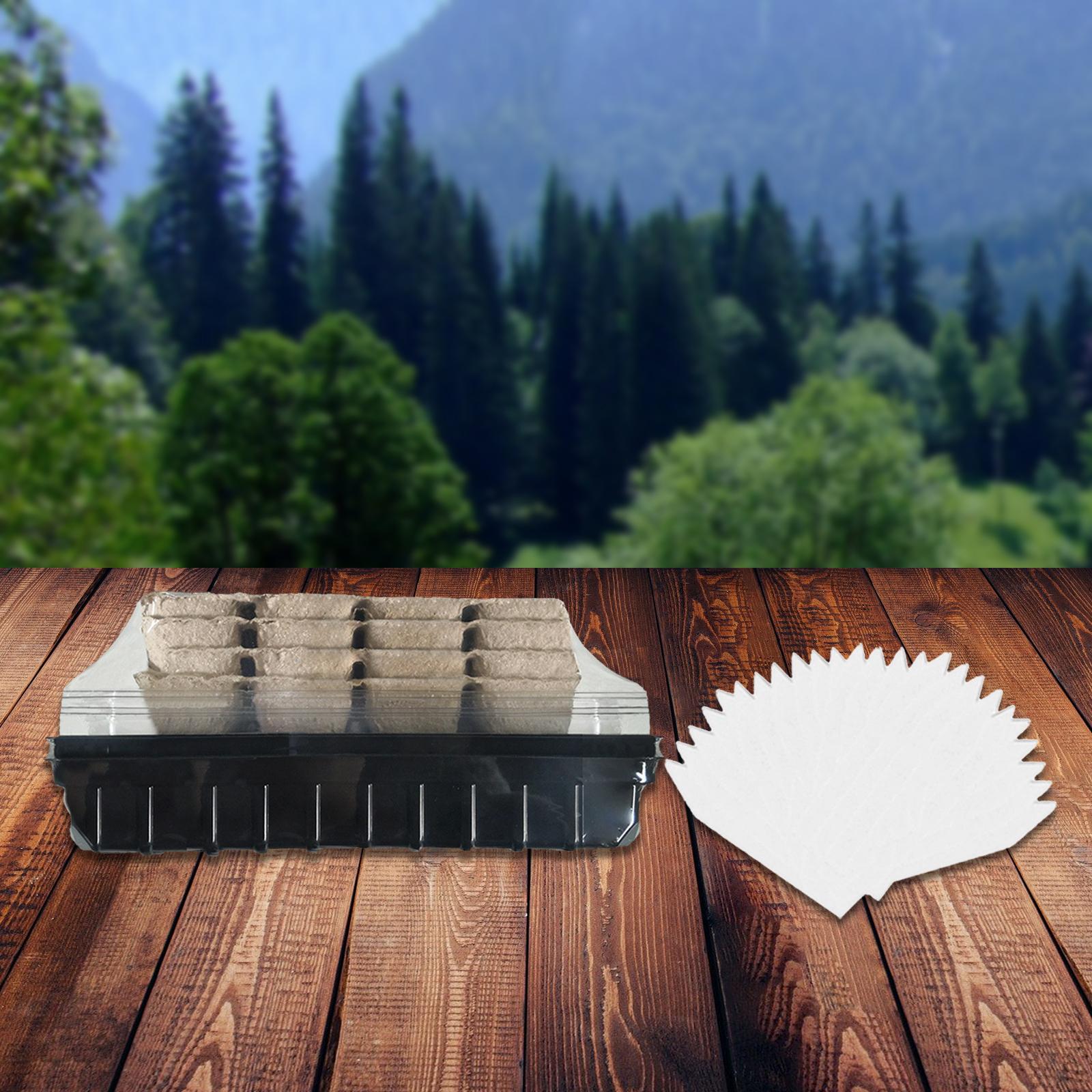 Plant Starter Kit Insulated Planter Container Seed Pot Plant Seed Grow Box for Greenhouse Home Outdoor Seeds Growing Starting