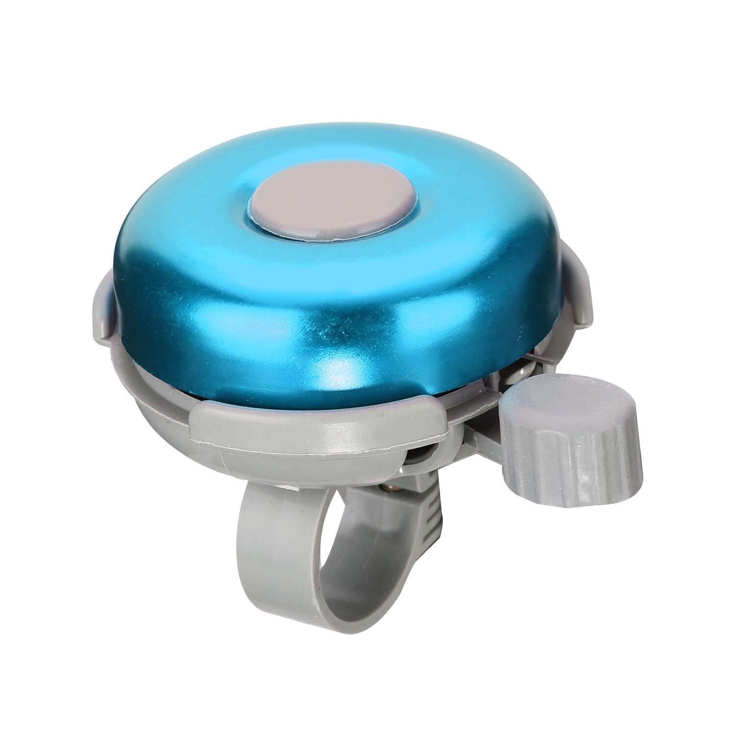 Manillar y timbre de aleación de aluminio para bicicleta, 6 colores, Mini alarma para seguridad en exteriores: Azul