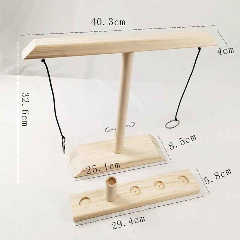 1pc Party Toys Leisure Industrial Style Bar Drink Shop Interactive Hooks For Bars Game Fast-paced Handmade Home Wooden G3E8