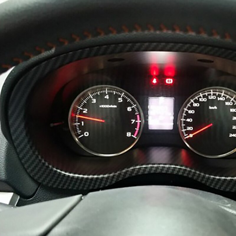Voor Subaru Forester Xv Auto Dashboard Instrument Screen Cover Trim Frame Abs Carbon Fiber graan