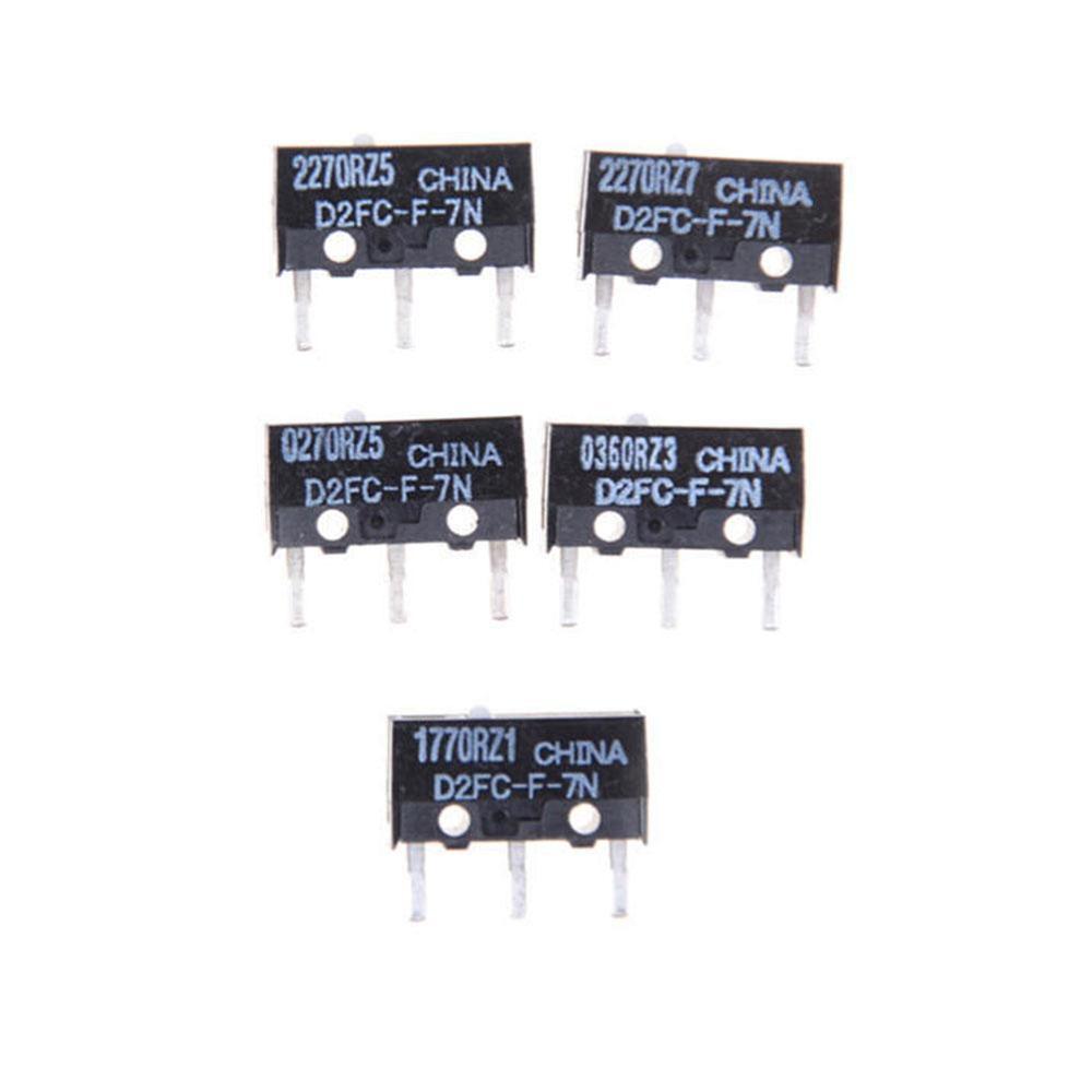 5PCS Button Switch 3Pin Mouse Switch Microswitch For RAZER Mouse Small Power 0.05A 30V DC Micro Switch G600