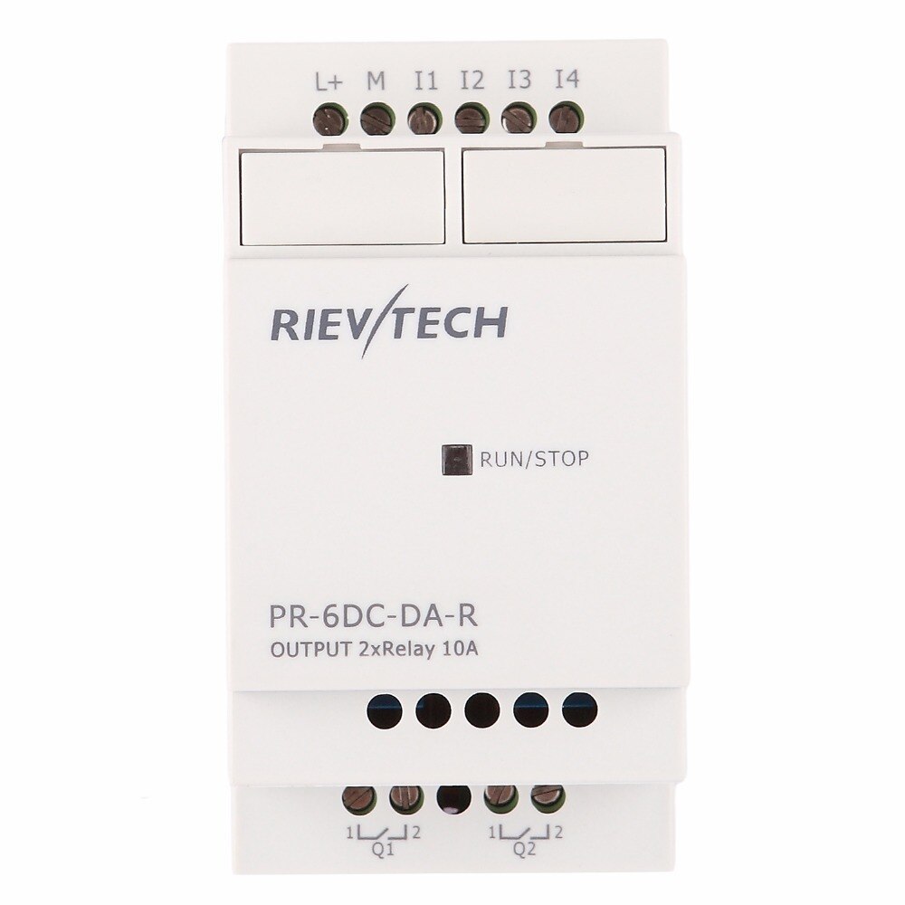 RIEVTECH, mini programmable logic controller für intelligente steuerung PR-6DC-DA-R