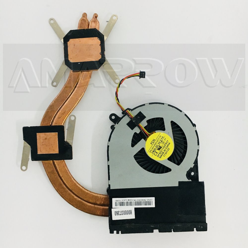 Original For TOSHIBA laptop heatsink cooling fan cpu cooler C850 C855 C870 C875 L850 L870 L870D CPU heatsink Fan H000037360