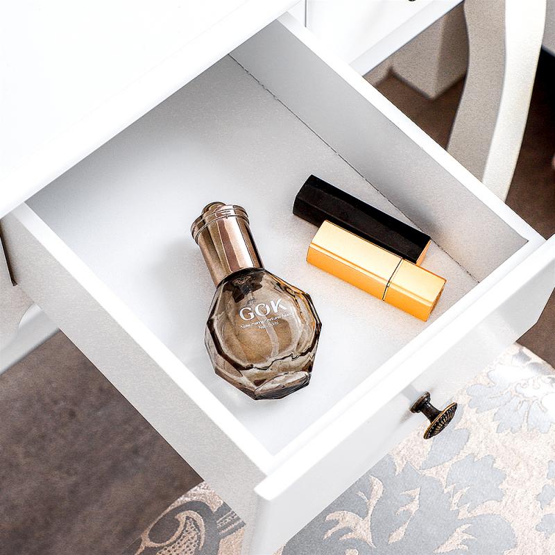 Nordic Dresser For Bedroom Dressing Table Small Apartment Modern Minimalist Single Mini Dressing Table With LightMirror HWC