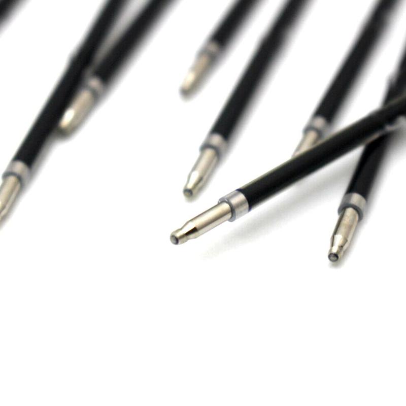 100Pcs 0.7mm Ballpoint Pen Replacement Core Pen Refill Black Replacement Stationery Ink Ballpoint Sign School Pen