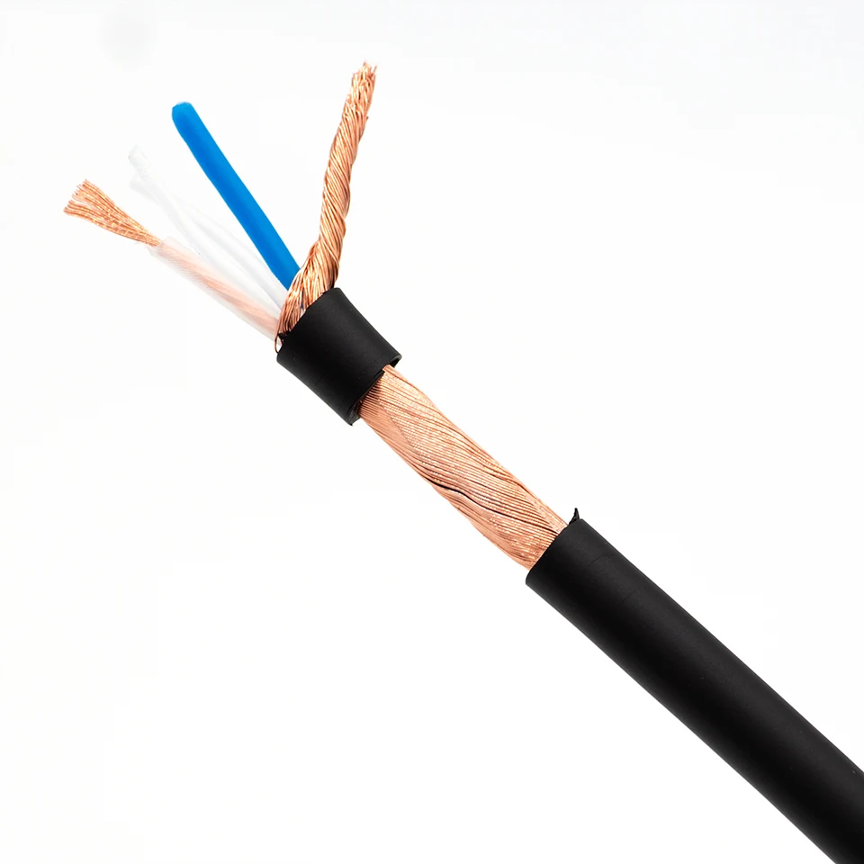 Högtalarkabel Purovoz Mogami 2549 - OFC 22AWG - Flätad Skärm - Tvinnat Par Konstruktion