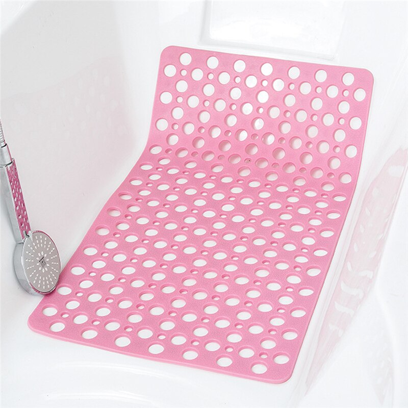 Bathroom Bathtub Anti-Slip Floor Mat Strong Suction Cup Lengthened Massage Bath Mat Shower Bathtub Mat