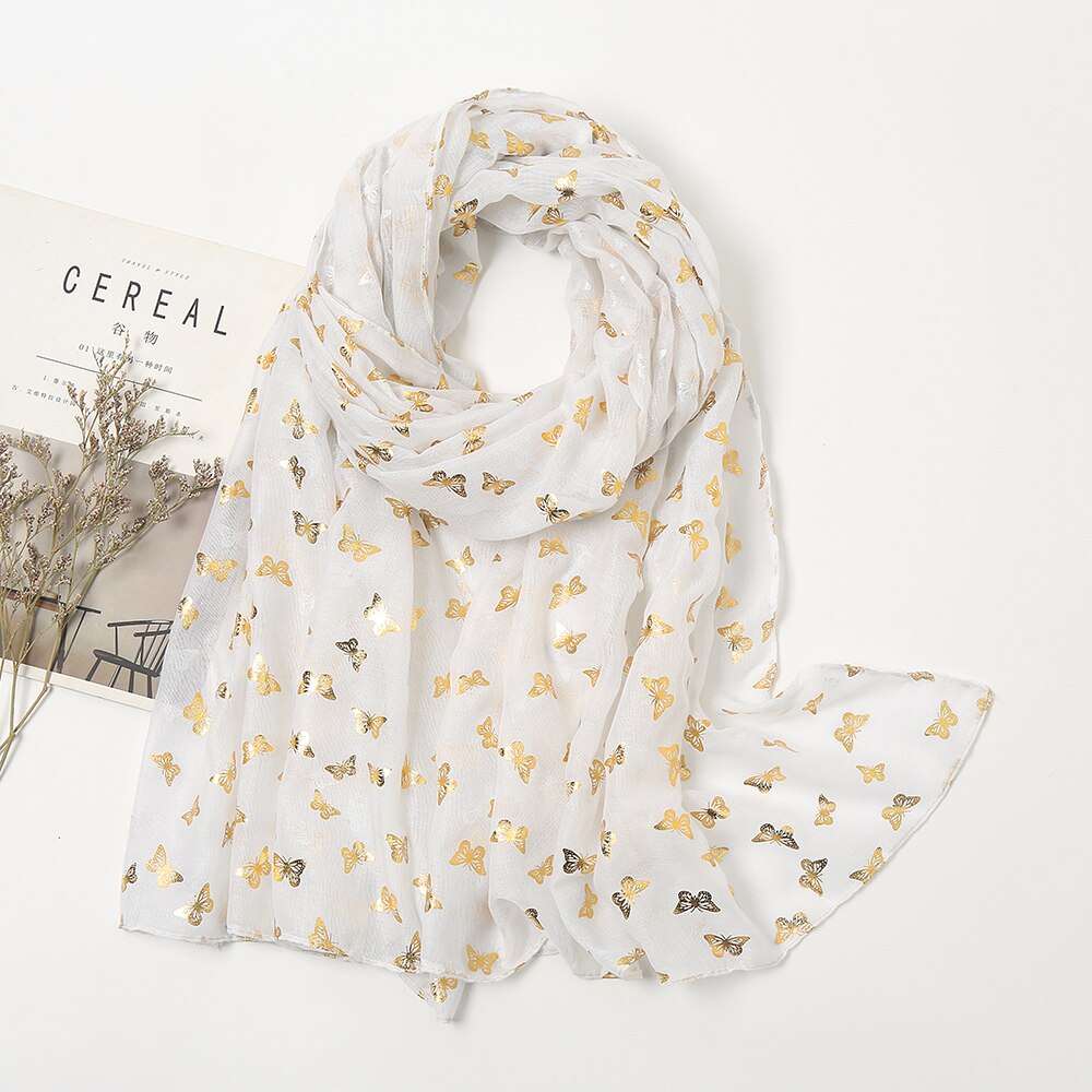Foulard à paillettes doré uni pour femme, Hijab surdimensionné, châle brillant, bandeau musulman: 2