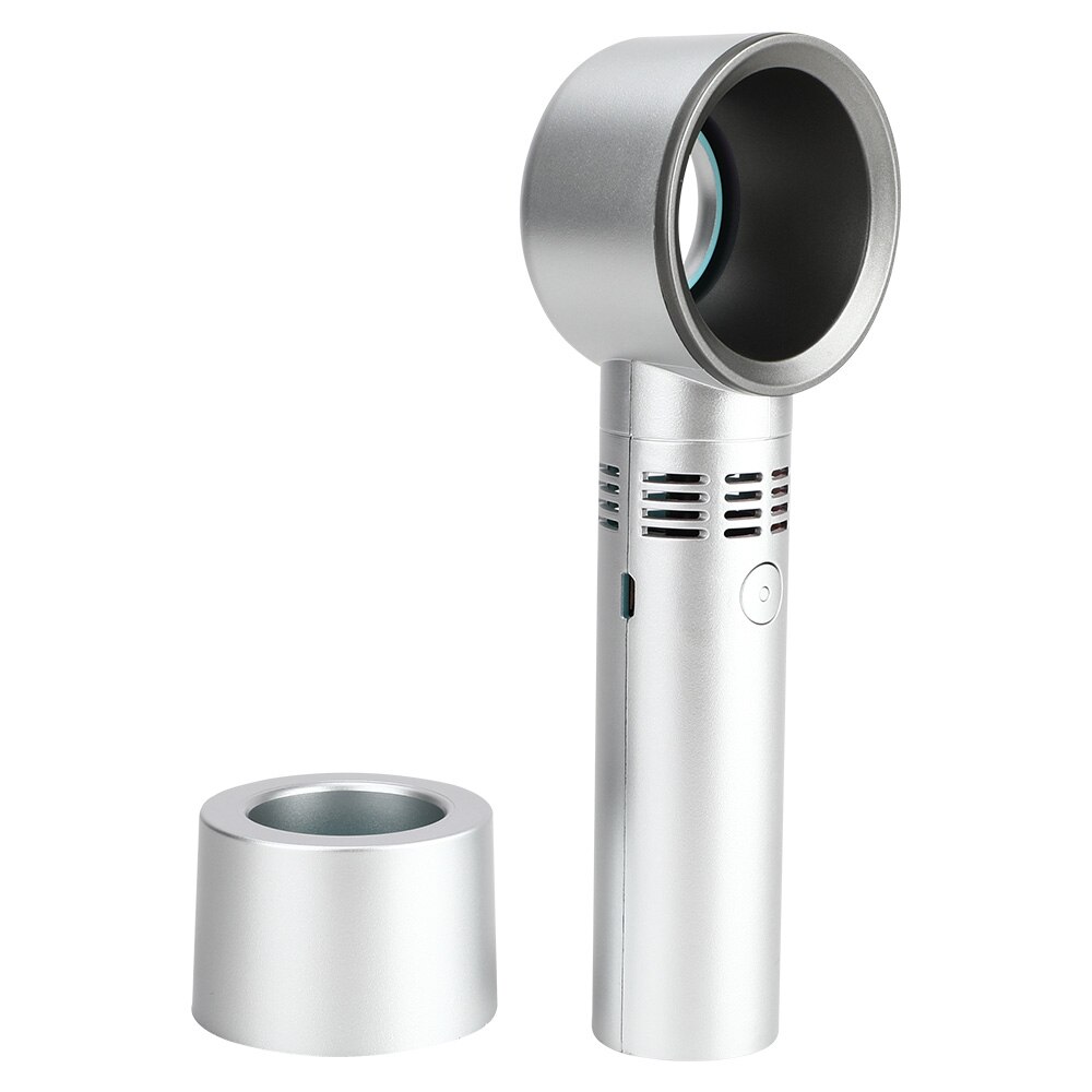 Ihoven Bladeless Fan Draagbare Ventilator Usb Oplaadbare Opvouwbare Handheld Mini Fan Koeler Verstelbare Cooling Fans Voor Outdoor Reizen