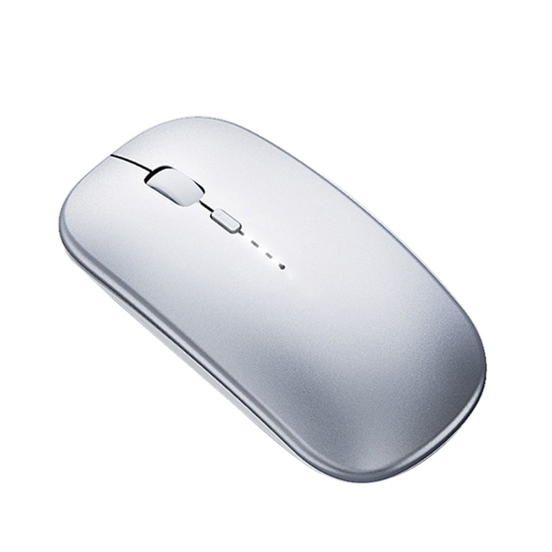 LX0B Rechargeable Wireless Silent Mouse 2.4G Portable Optical Bluetooth-compatible Computer Mice with Power Display Esports