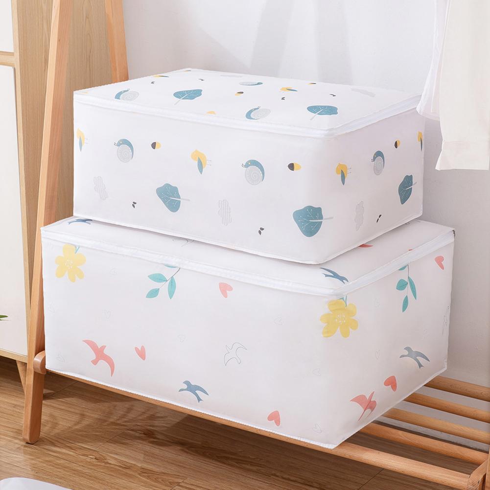   Quilt Clothes Organizer Storage Bag Reinforced Anti-deformed Space Saving Versatility Blanket Storage Bag Household Supply   
