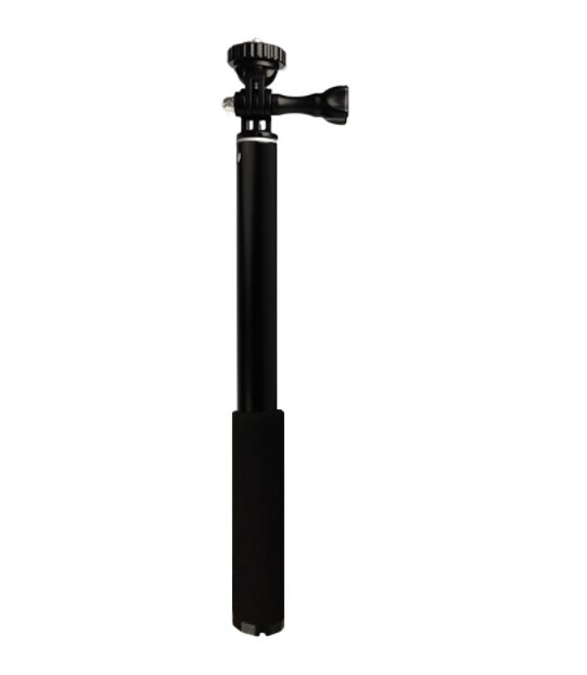 Udvidelig mobil smart telefon digitalt kamera stativ holder holder klipsæt til nikon til canon til iphone 6 6s 7 110cm/65cm: Forlængerstang