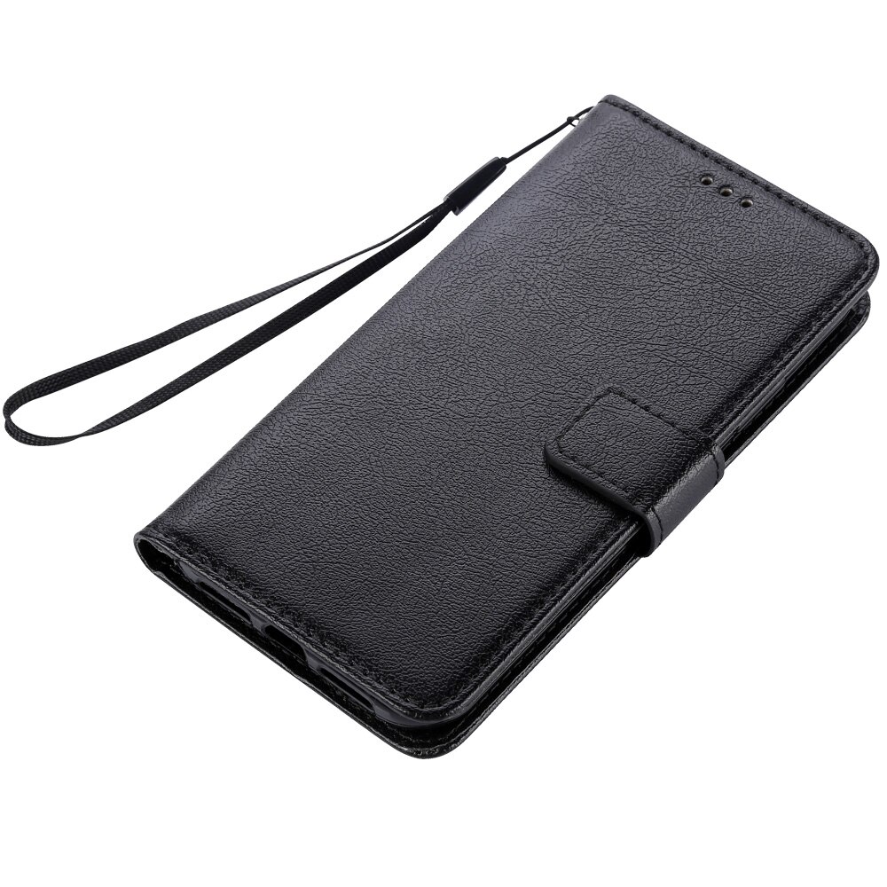 Flip Wallet PU Leather Case For Realme 7i (India Funda Stand Business Phone Holster Stripe Protect Cover