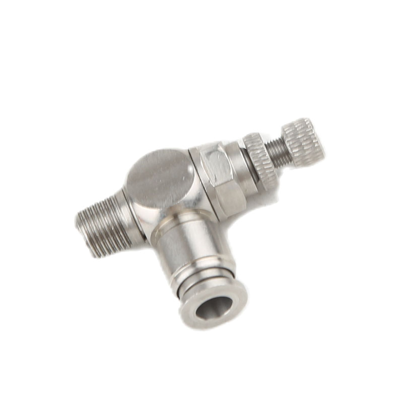 304 Pneumatic fitting SL6-M5 1/8"-6mm Throttle valve pressure reduce control regulating SL10-02 SL6-01 SL8-01 SL6-02