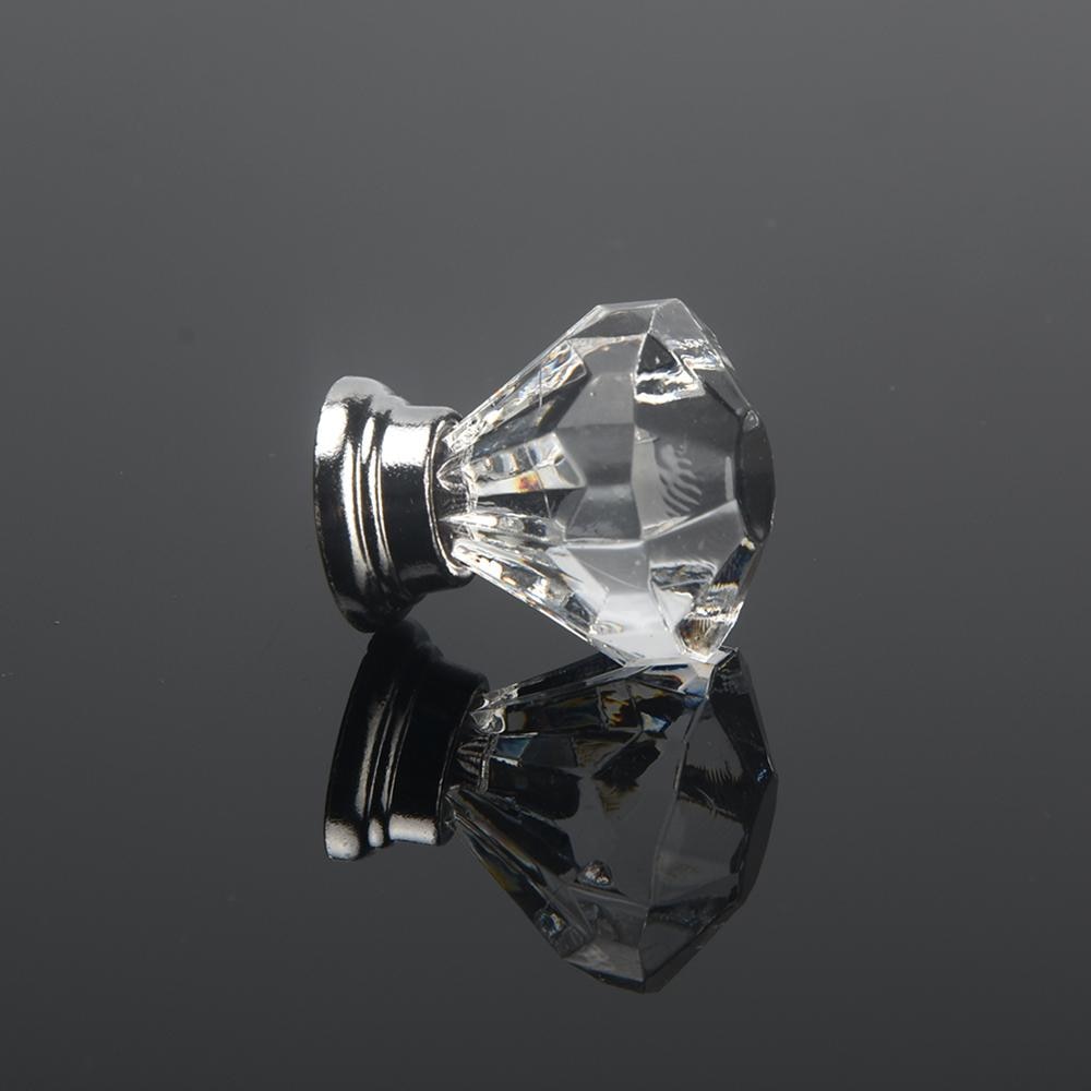 12Pcs Handvat Househeld Diy Drawer Pull Handle Knoppen Diamant Vorm Locker Lades Knop Kast Kandles Meubels Accessoires