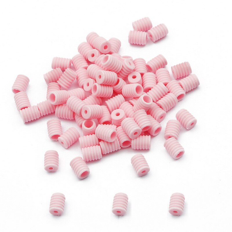 50Pcs Einstellbare Perlen Anti-slip Maske Schnalle Elastische Band Kappe Kunststoff Flache Spirale Schnalle Maske Stopper Ohr Schnur kordelzug Taste: 08