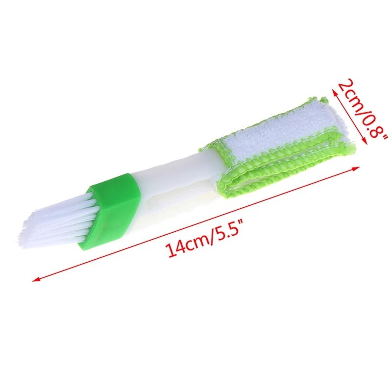 1Pcs Microfiber Car Auto Air Conditioner Vent Outlet Cleaning Brush Home Window Shade Shutter Blind Louver Cleaner Duster 5z: CF447