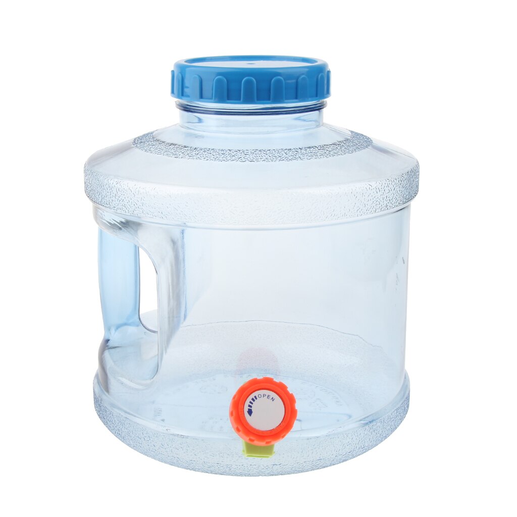 Water Storage Container Can 7.5L Liter Carrier Tap Food Grade for Outdoor Travel Camping Cycling Bicyle Water Bottle