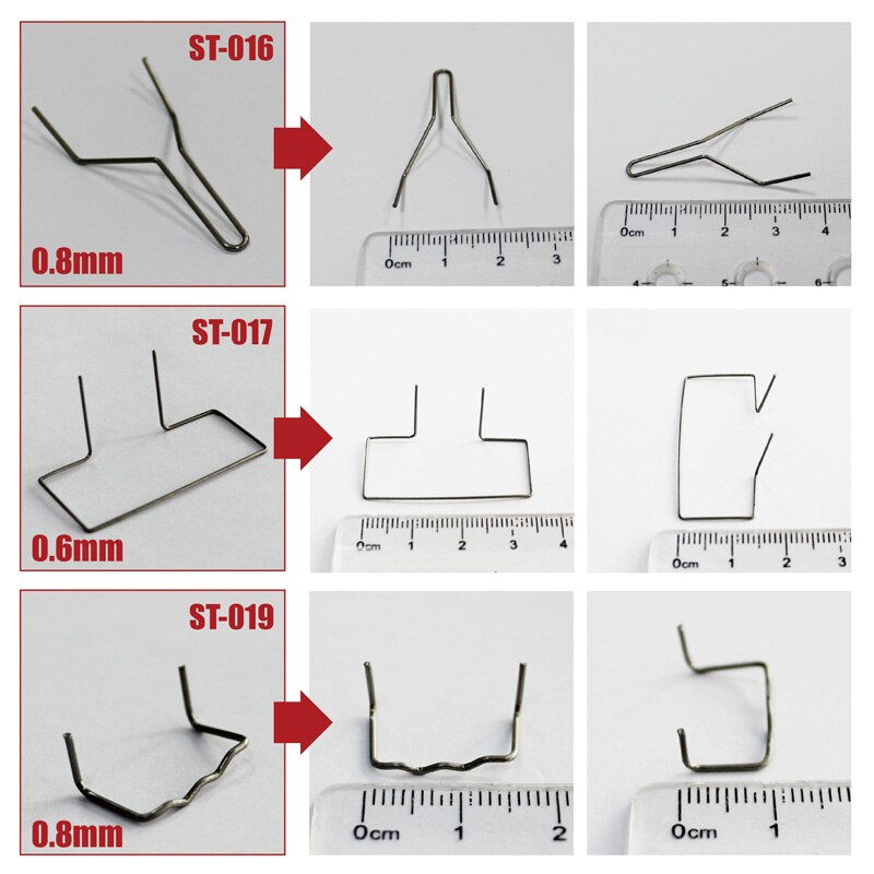 1500pcs Staples Kit for Auto Car Bumper Repair