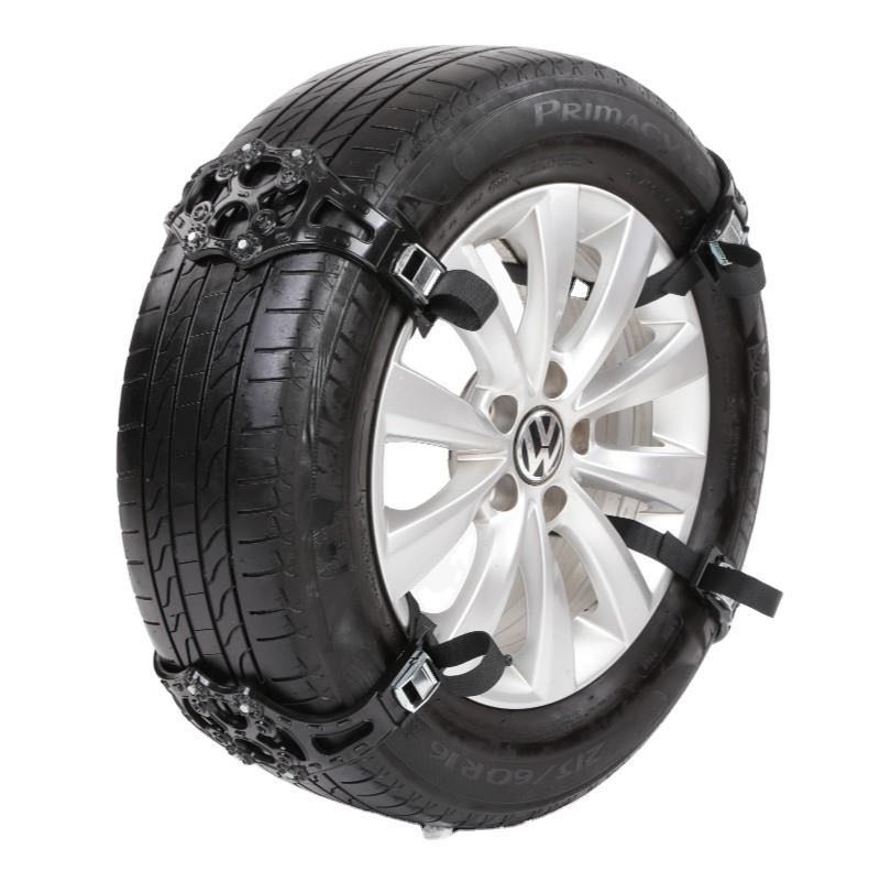 8 pçs pçs/set correntes de neve pneu de carro inverno roadway segurança pneu neve ajustável anti-skid segurança tpu correntes dupla pressão roda skid