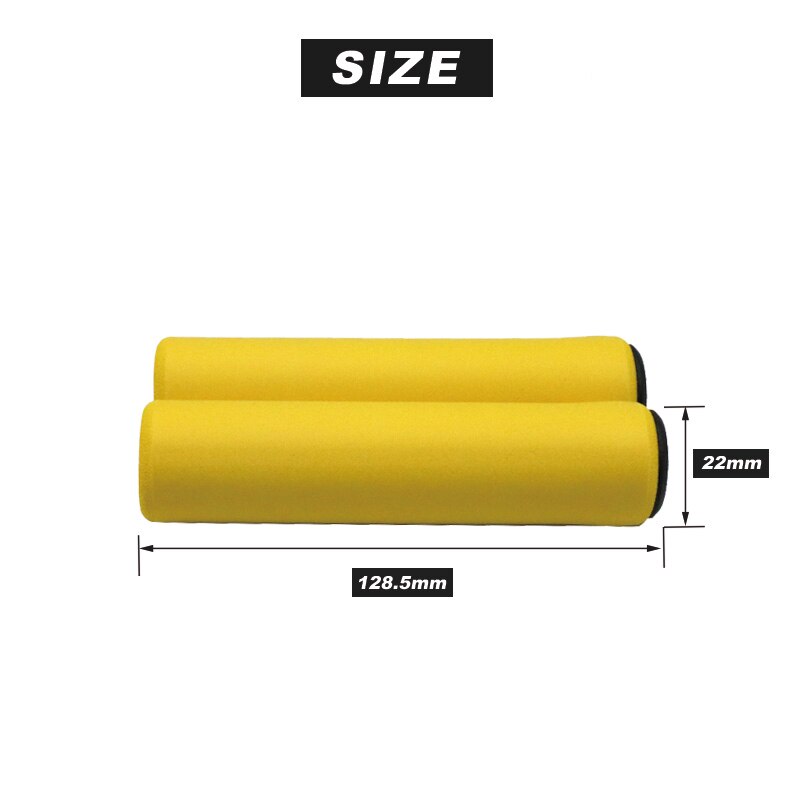 Empuñaduras de silicona para manillar de bicicleta de montaña, esponja suave, amortiguadora de deslizamiento, amortiguadores de Ciclismo de Carretera para patinete