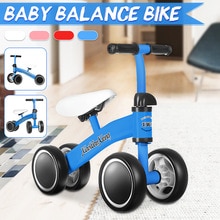 Andador de bicicleta de equilibrio para bebé, juguete para niños de 1 a 3 años para aprender a caminar, triciclo, Scooter Sin Pedal