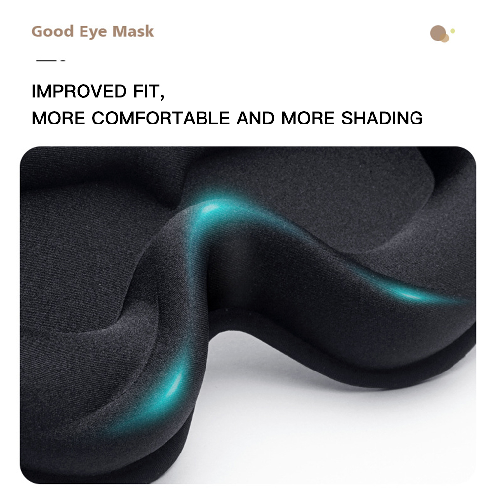 3D Slaapmasker Blokkeren Licht Slaapmasker Voor Ogen Zacht Slaaphulpmiddel Oogmasker voor Reizen Slaapmasker Nacht Ademend Slaapmasker