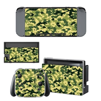 Cool CS Camouflage Sticker Vinyl Skin For Nintendo Switch NS Console Controller Protector Classic Cover Decals: YSNS0581