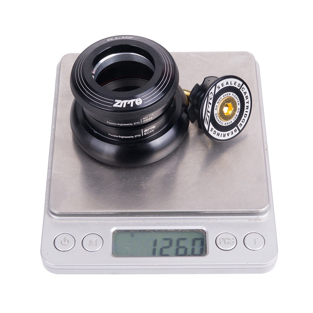 ZTTO-Marco de tubo recto a horquilla de tubo cónico, adaptador de auriculares, soportes inferiores de bicicleta, 4444T, 44mm, ZS44 EC44 CNC 1 1/8 &quot;1 1/2&quot;