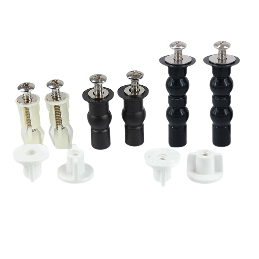 1/4Inch Bottom Mount Installeren Universele Rvs Vervanging Onderdelen Toiletbril Scharnieren Kit Moeren Bouten Top vaststelling
